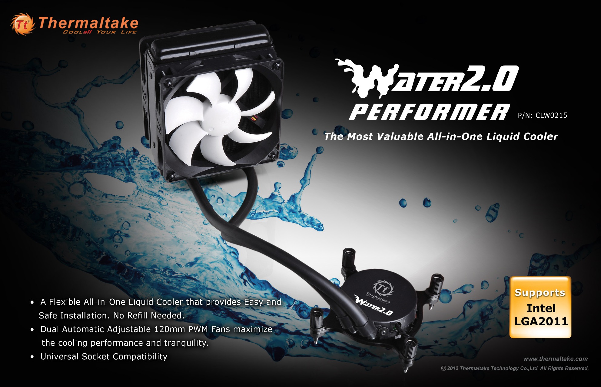 Risorsa grafica - foto, screenshot o immagine in genere - relativa ai contenuti pubblicati da hwsetup.it | Nome immagine: Thermaltake-Water-2.0-Performer-Official-Asset.jpg