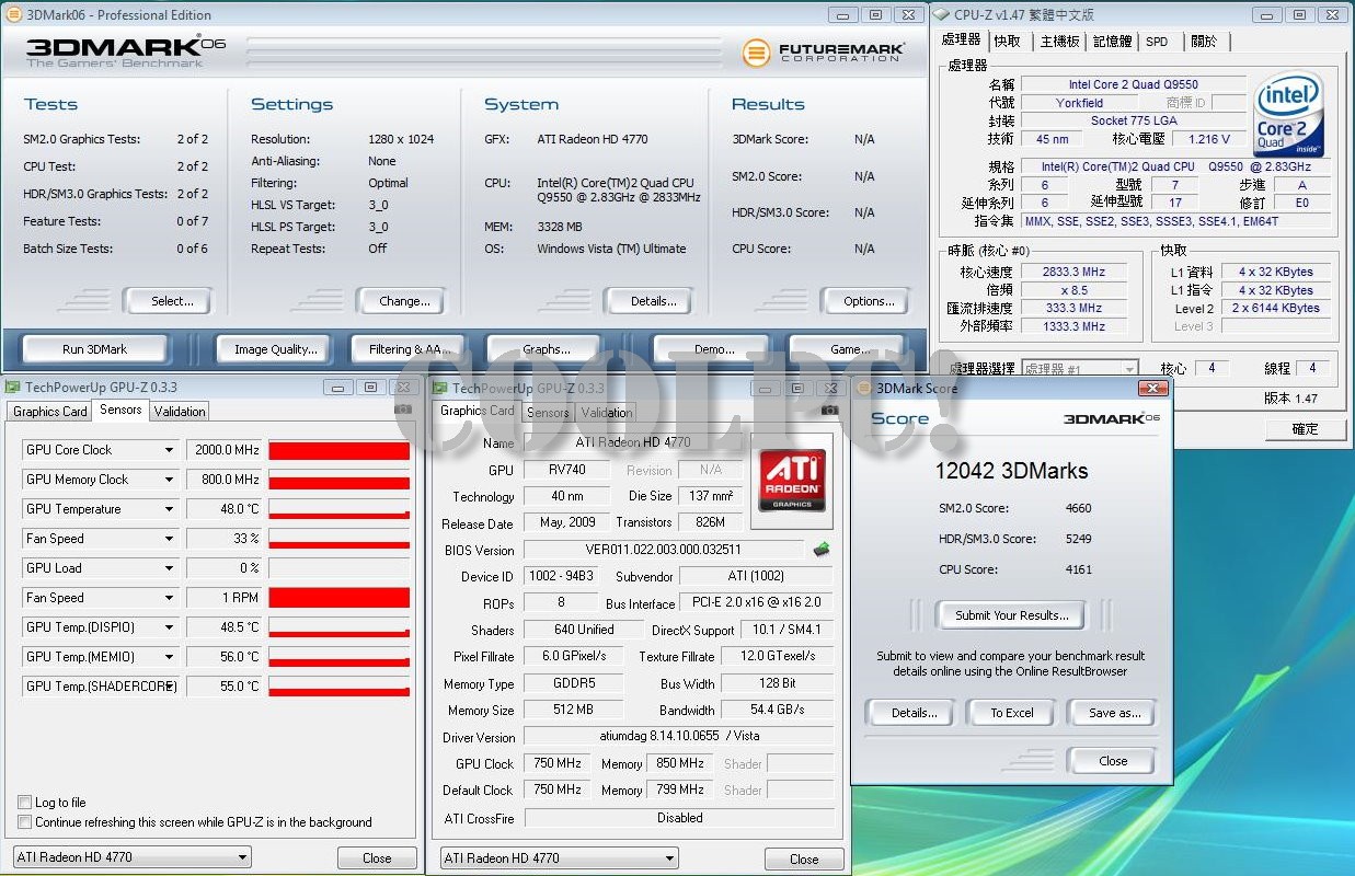 Media asset in full size related to 3dfxzone.it news item entitled as follows: Radeon HD 4770 by Gigabyte testata con i 3DMark e FurMark | Image Name: news10195_3.jpg