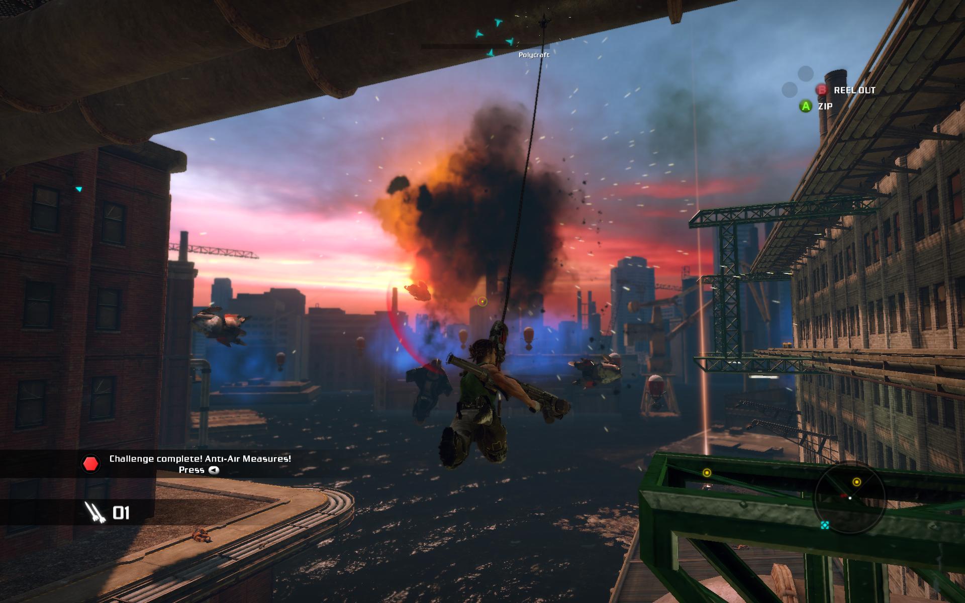 Immagine pubblicata in relazione al seguente contenuto: GRIN pubblica nuovi screenshot del game Bionic Commando | Nome immagine: news10309_2.jpg