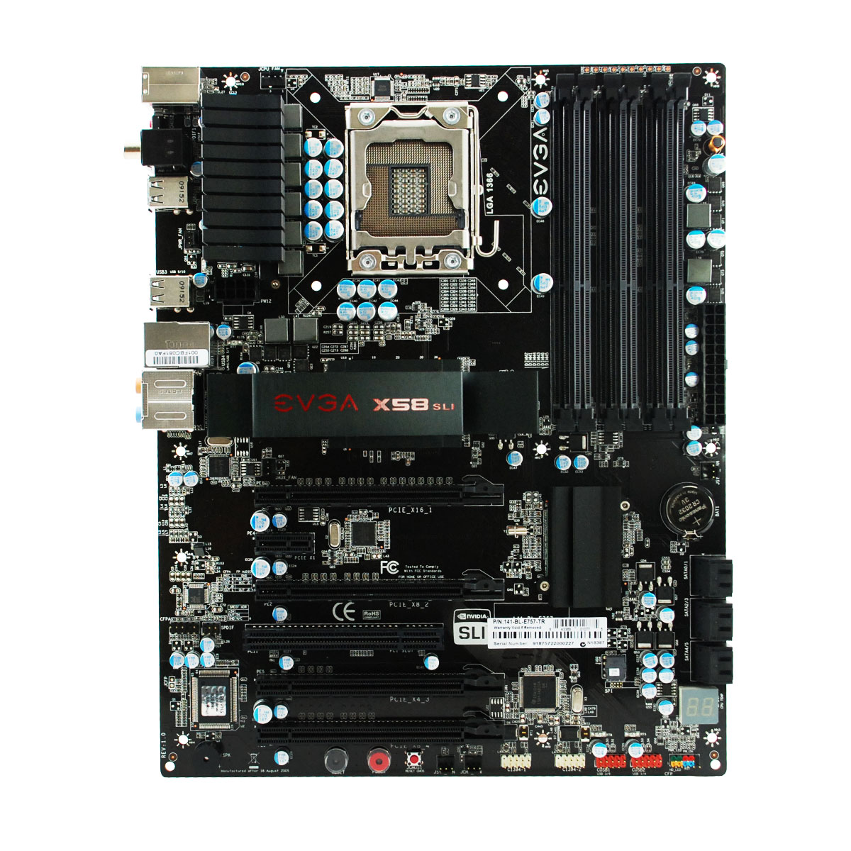 Immagine pubblicata in relazione al seguente contenuto: EVGA lancia la motherboard X58 SLI LE per cpu Core i7 | Nome immagine: news10583_3.jpg