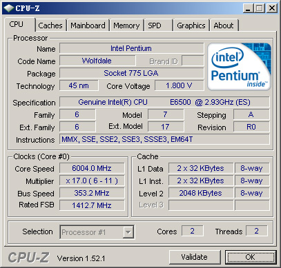 Immagine pubblicata in relazione al seguente contenuto: Il processore Intel Pentium E6500K oltre i 6Ghz con azoto liquido | Nome immagine: news11241_1.jpg