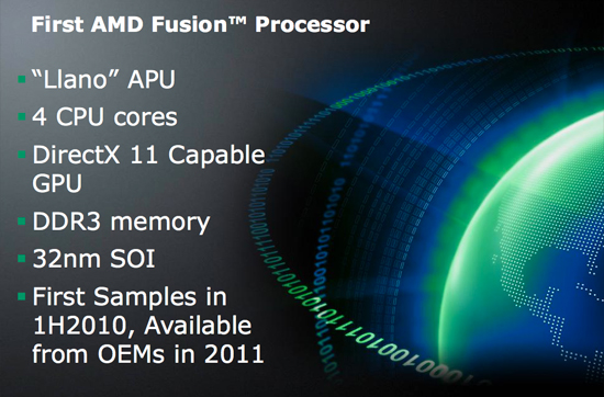 Media asset in full size related to 3dfxzone.it news item entitled as follows: ISSCC: AMD anticipa le feature della piattaforma Fusion (Llano) | Image Name: news12483_1.jpg