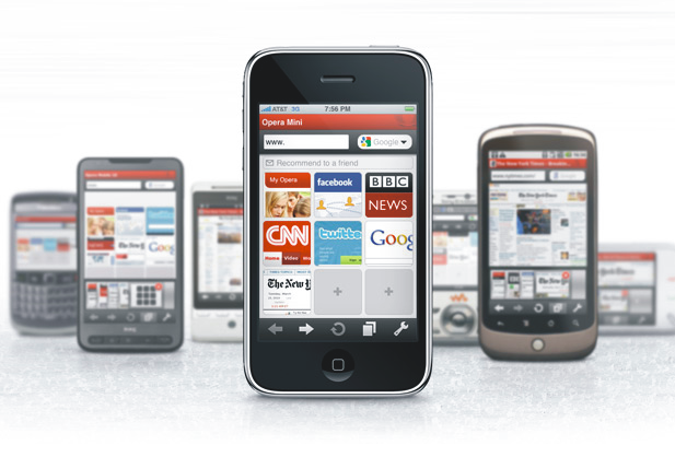 Immagine pubblicata in relazione al seguente contenuto: Opera Mini Web browser entra in App Store: record di download | Nome immagine: news12961_1.png