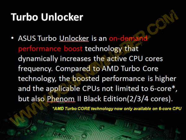 Media asset in full size related to 3dfxzone.it news item entitled as follows: ASUS contrappone Turbo Unlocker alla tecnologia Turbo Core | Image Name: news13004_1.jpg