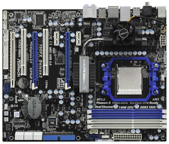 Immagine pubblicata in relazione al seguente contenuto: ASRock annuncia la motherboard full ATX 890FX Deluxe3 | Nome immagine: news13047_1.jpg