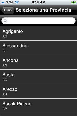 Media asset in full size related to 3dfxzone.it news item entitled as follows: Cinema3, una app per iPhone dedicata a Grande Cinema 3 di H3G | Image Name: news13844_1.png