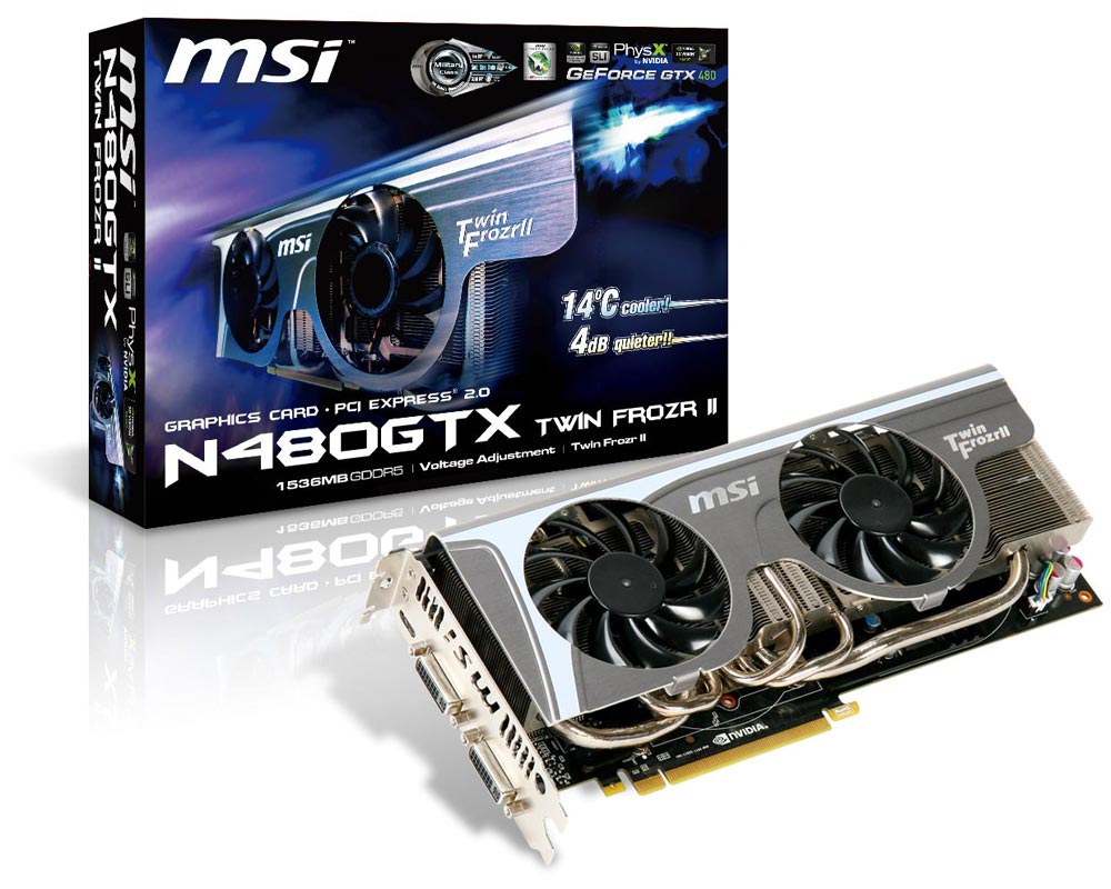 Immagine pubblicata in relazione al seguente contenuto: MSI annuncia la video card GeForce N480GTX Twin Frozr II | Nome immagine: news13939_1.jpg