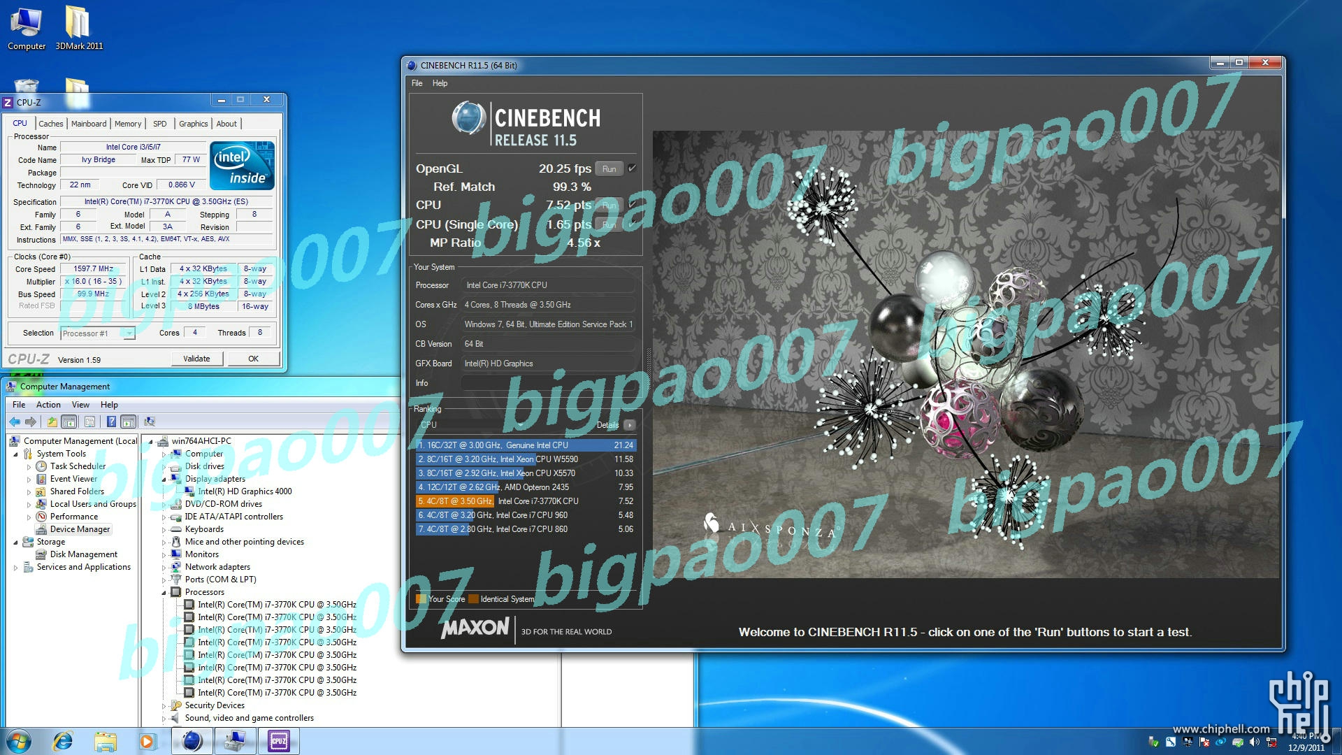 Media asset in full size related to 3dfxzone.it news item entitled as follows: On line nuovi benchmark della cpu Intel Core i7-3770 (Ivy Bridge) | Image Name: news16219_5.jpg