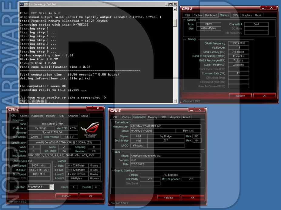 Immagine pubblicata in relazione al seguente contenuto: La cpu Ivy Bridge Intel Core i7-3770K esegue Super Pi a 7Ghz | Nome immagine: news16896_3.png