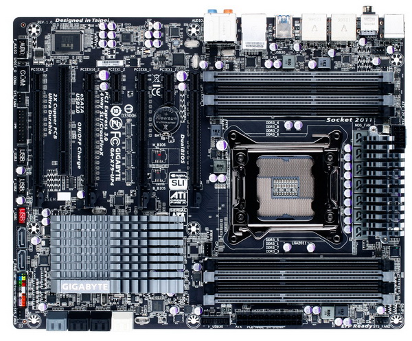 Immagine pubblicata in relazione al seguente contenuto: La motherboard Gigabyte GA-X79-UP4 per l'overclock delle cpu Intel | Nome immagine: news17908_Gigabyte-GA-X79-UP4_2.jpg