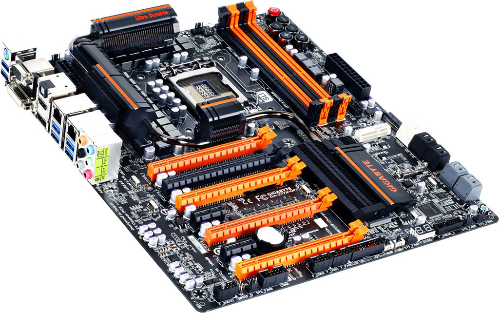 Immagine pubblicata in relazione al seguente contenuto: GIGABYTE lancia la motherboard Z77X-UP7 per overclock estremi | Nome immagine: news17929_Gigabyte-Z77X-UP7_1.jpg