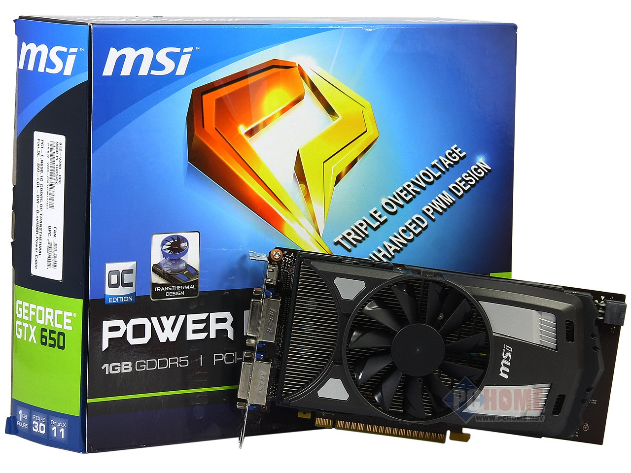 Immagine pubblicata in relazione al seguente contenuto: Foto della video card GeForce GTX 650 OC Power Edition di MSI | Nome immagine: news18025_MSI-GeForce-GTX-650-OC-Power-Edition_2.jpg