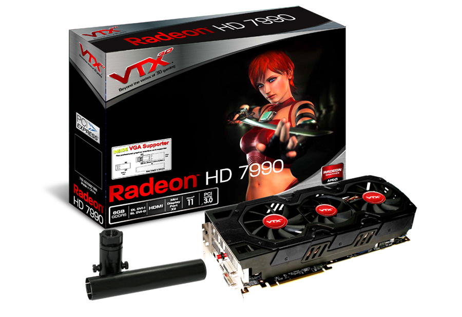 Immagine pubblicata in relazione al seguente contenuto: VTX3D annuncia la video card dual-gpu siglata VTX3D HD7990 | Nome immagine: news18232_VTX3D-Radeon-HD7990-6GB_1.jpg