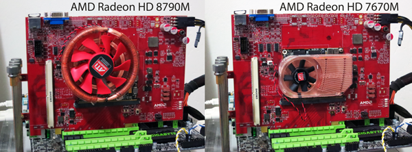 Immagine pubblicata in relazione al seguente contenuto: Preview della gpu di nuova generazione AMD Radeon HD 8790M | Nome immagine: news18586_AMD-Radeon-HD-8790M-HD7670M_1.png