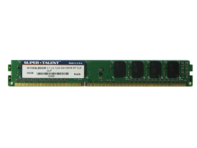 Immagine pubblicata in relazione al seguente contenuto: Super Talent lancia una nuova linea di DIMM DDR3 Very Low Profile | Nome immagine: news18824_Super-Talent-Technology-VLP_DIMM_RAM_1.jpg