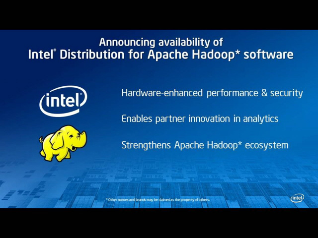 Immagine pubblicata in relazione al seguente contenuto: Big Data: Intel annuncia Intel Distribution for Apache Hadoop | Nome immagine: news19055_Intel-Distribution-for-Apache-Hadoop-big-data_1.jpg