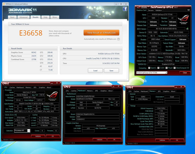 Media asset in full size related to 3dfxzone.it news item entitled as follows: ASUS, 4 record mondiali in 3DMark con le GTX Titan in four-way SLI | Image Name: news19291_ASUS-GeForce-GTX-Titan-World-Record-3D-Mark_2.jpg