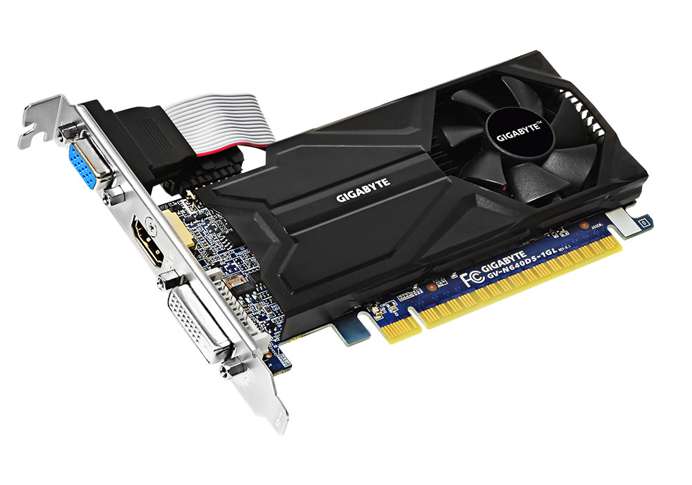 Immagine pubblicata in relazione al seguente contenuto: GIGABYTE introduce la video card GeForce GT 640 1GB G-DDR5 | Nome immagine: news19874_GeForce-GT-640_1.jpg