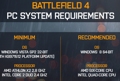 I requisiti minimi e consigliati per l'esecuzione di Battlefield 4 su PC