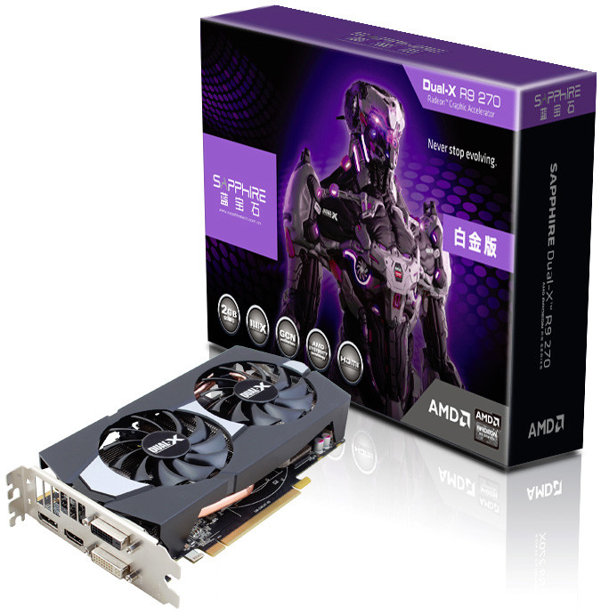 Media asset in full size related to 3dfxzone.it news item entitled as follows: Sapphire introduce la video card Radeon R9 270 Boost OC Edition | Image Name: news20423_Sapphire-Radeon-R9-270-Boost-OC-Edition_3.jpg