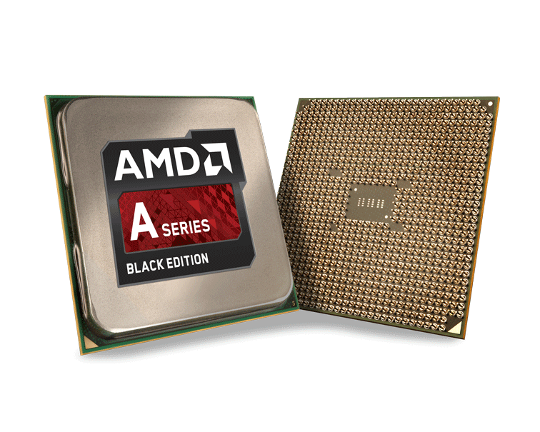 Media asset in full size related to 3dfxzone.it news item entitled as follows: AMD lancia le APU Kaveri A-Series 2014 per il gaming in UltraHD | Image Name: news20615_Kaveri_Chip_Angled-Pair_ASeries_BE_1.png