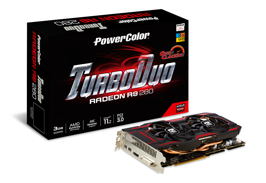 Immagine pubblicata in relazione al seguente contenuto: TUL lancia la card non reference PowerColor TurboDuo R9 280 OC | Nome immagine: news20862_PowerColor-TurboDuo-R9-280-OC_2.jpg