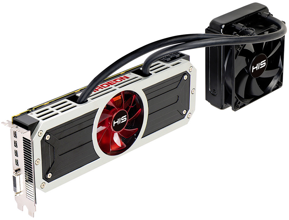 Media asset in full size related to 3dfxzone.it news item entitled as follows: HIS annuncia la sua video card dual-gpu Radeon R9 295X2 8GB | Image Name: news21062_HIS-R9-295X2-Liquid-Cooler-8GB_1.jpg