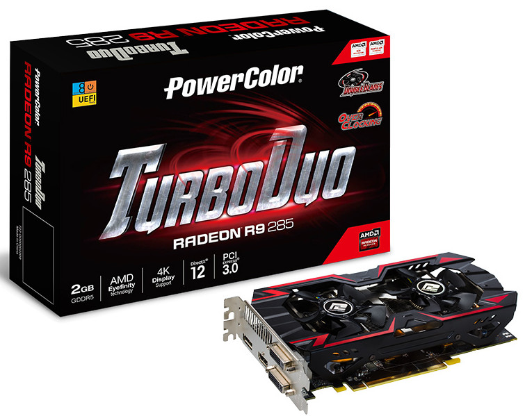 Media asset in full size related to 3dfxzone.it news item entitled as follows: Foto e specifiche della card PowerColor Radeon R9 285 TurboDuo | Image Name: news21556_Powercolor-Radeon-R9-285-TurboDuo_4.jpg