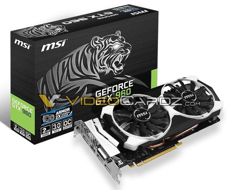 Immagine pubblicata in relazione al seguente contenuto: Foto della video card non reference GeForce GTX 960 OC Edition di MSI | Nome immagine: news22083_MSI-GeForce-GTX-960-OC-Edition_2.jpg