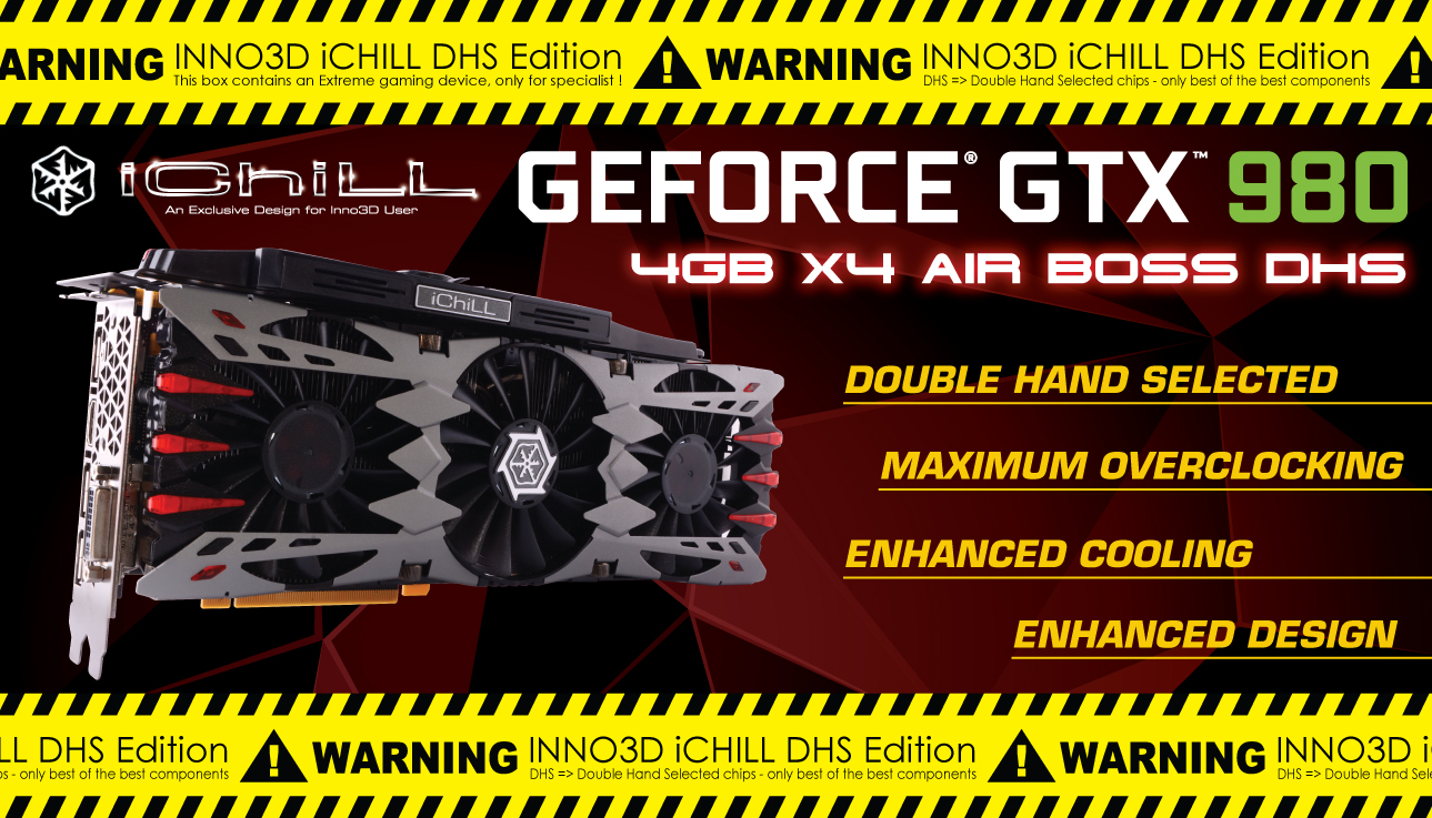 Immagine pubblicata in relazione al seguente contenuto: Foto della card Inno3D iChill GeForce GTX 980 4GB X4 AIR BOSS DHS | Nome immagine: news22316_Inno3D-iChill-GeForce-GTX-980-4GB-X4-AIR-BOSS-DHS_1.jpg