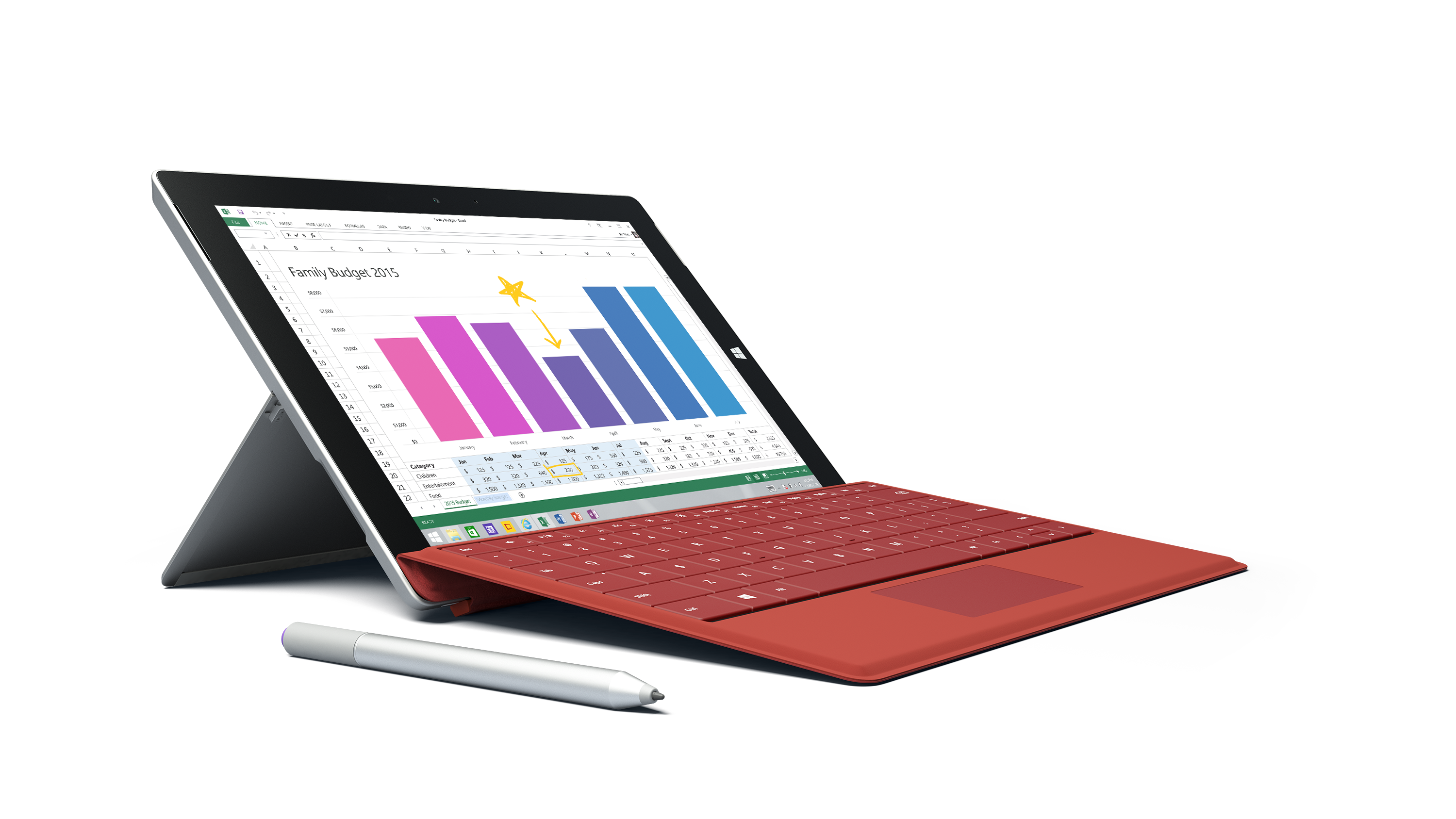 Immagine pubblicata in relazione al seguente contenuto: Microsoft annuncia i tablet Surface 3 con Atom x7 e supporto 4G LTE | Nome immagine: news22410_Microsoft-Surface-3_1.png