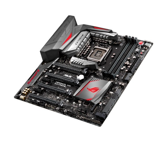 Immagine pubblicata in relazione al seguente contenuto: ASUS annuncia la motherboard high-end ROG Maximus VIII Extreme | Nome immagine: news23096_ASUS-ROG-Maximus-VIII-Extreme_1.jpg