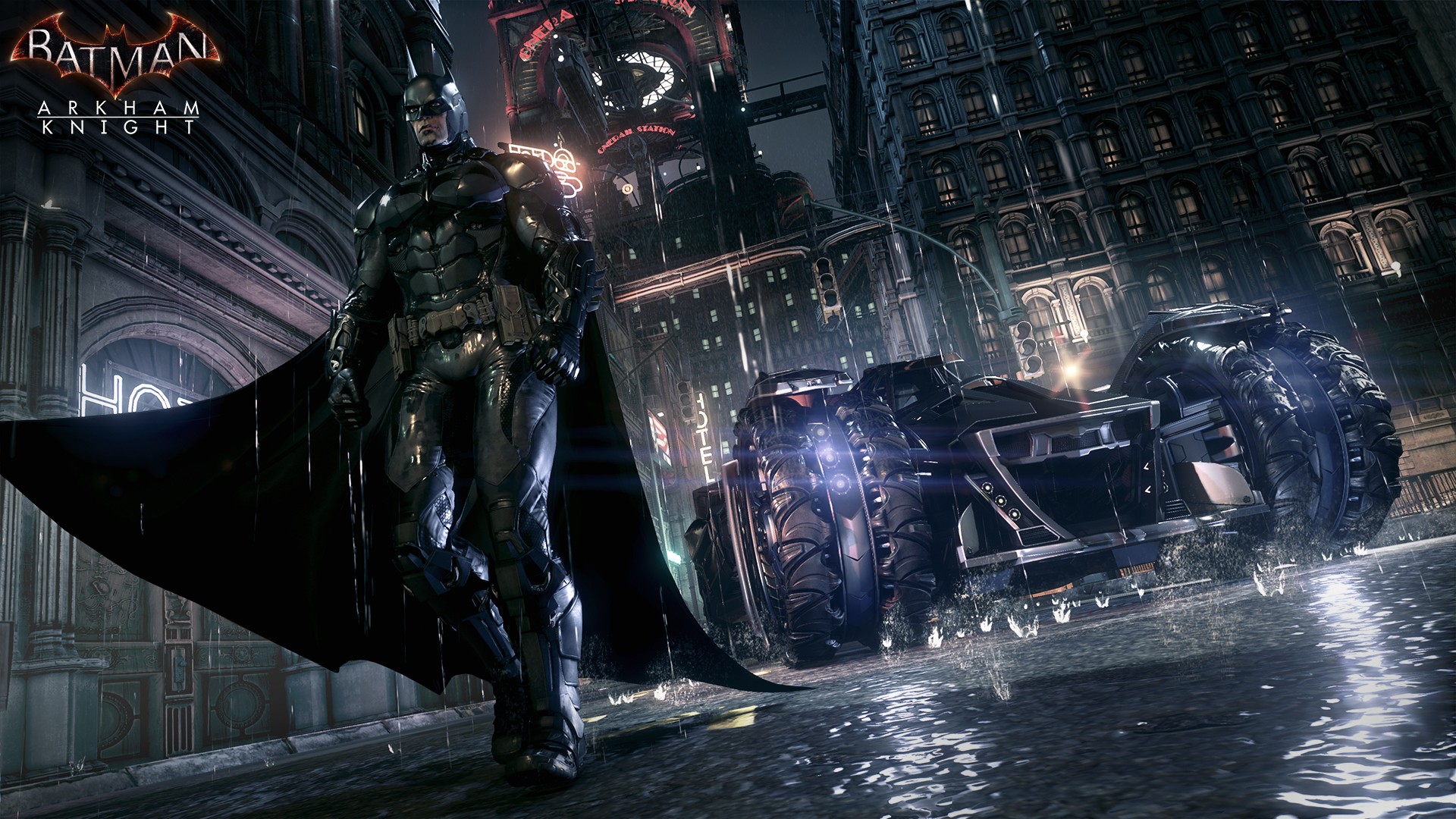 Media asset in full size related to 3dfxzone.it news item entitled as follows: Batman: Arkham Knight per PC torna sul mercato entro fine mese | Image Name: news23158_Batman-Arkham-Knight-Screenshot_2.jpg