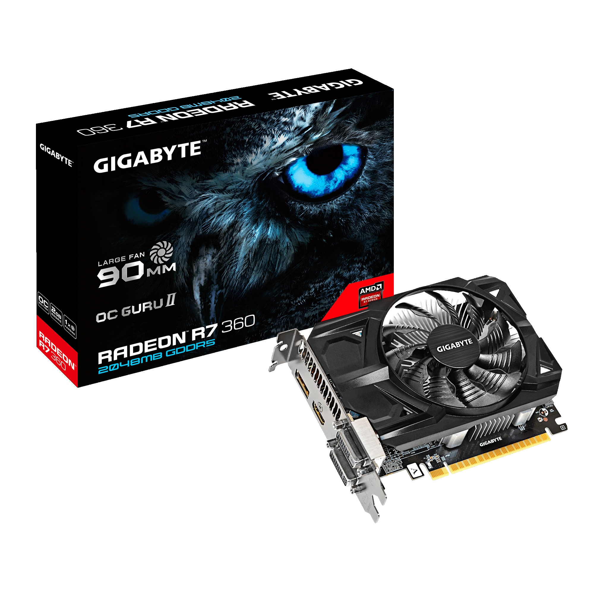 Immagine pubblicata in relazione al seguente contenuto: GIGABYTE introduce una nuova card Radeon R7 360 con 2GB di G-DDR5 | Nome immagine: news23228_Gigabyte-Radeon-R7-360_4.png