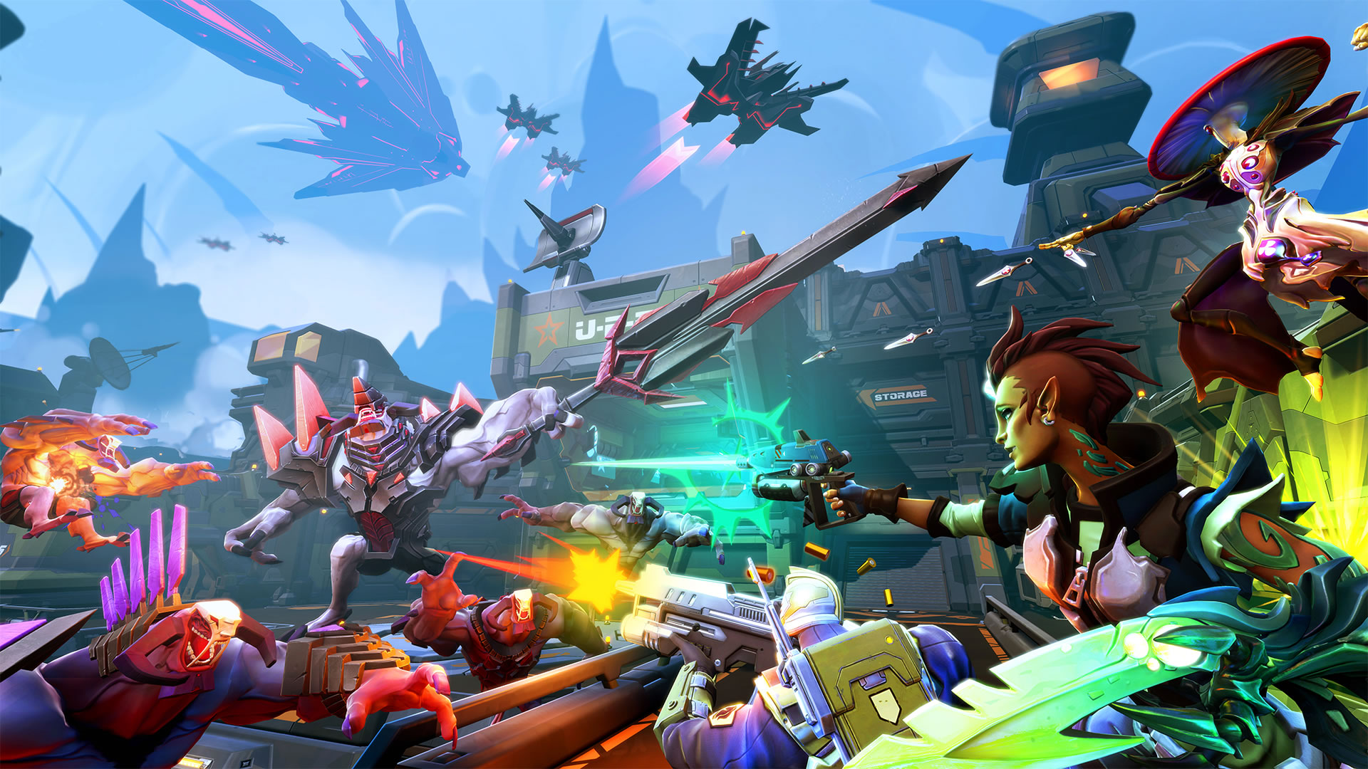 Immagine pubblicata in relazione al seguente contenuto: Gearbox e 2K Games annunciano la closed beta dello shooter Battleborn | Nome immagine: news23229_Battleborn-Screenshot_2.jpg