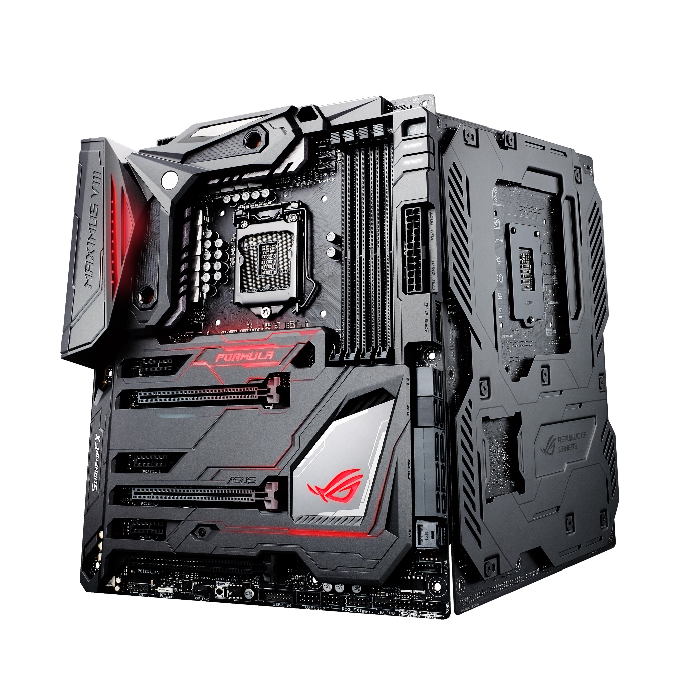 Media asset in full size related to 3dfxzone.it news item entitled as follows: ASUS annuncia la gaming motherboard ROG Maximus VIII Formula | Image Name: news23560_ASUS-ROG-Maximus-VIII-Formula_3.jpg