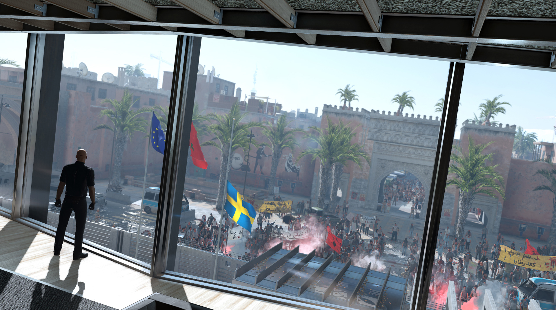 Immagine pubblicata in relazione al seguente contenuto: Trailer di lancio e screenshots di HITMAN - Episode Three: Marrakesh | Nome immagine: news24362_HITMAN-Episode-Three-Marrakesh-Screenshot_3.jpg