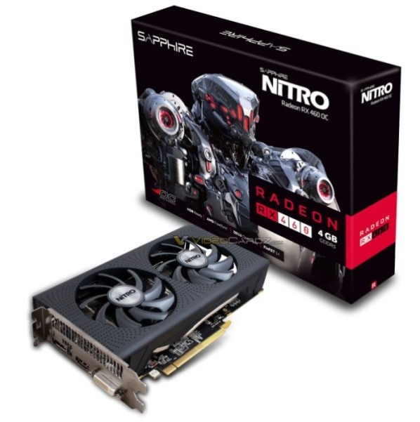 Immagine pubblicata in relazione al seguente contenuto: Foto della video card factory-overclocked SAPPHIRE Radeon RX 460 NITRO OC | Nome immagine: news24672_SAPPHIRE-Radeon-RX-460-NITRO-OC_1.jpg