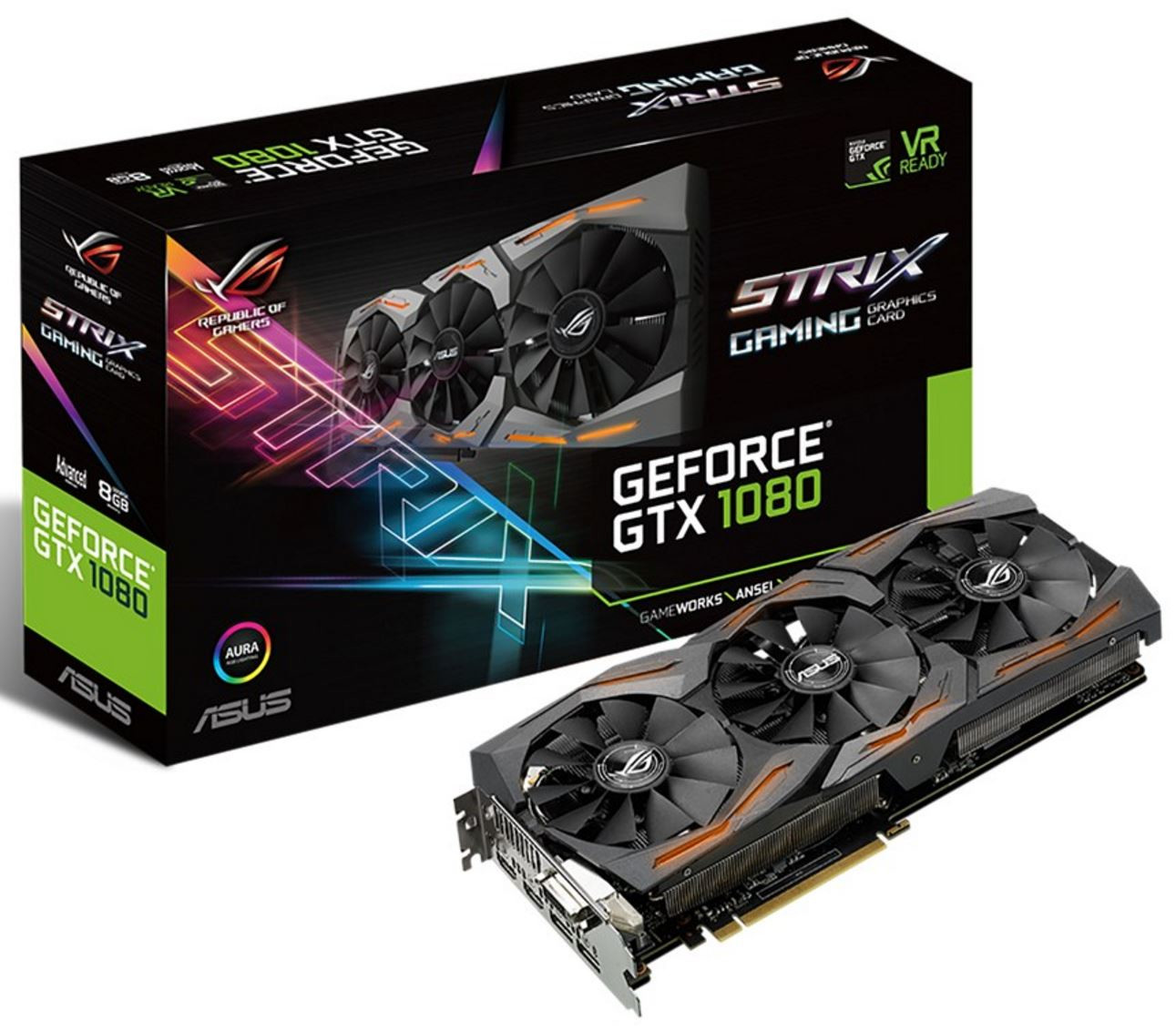 Immagine pubblicata in relazione al seguente contenuto: ASUS lancia la video card factory-overclocked ROG STRIX GeForce GTX 1080 A8G | Nome immagine: news25324_ASUS-ROG-STRIX-GeForce-GTX-1080-A8G_4.jpg