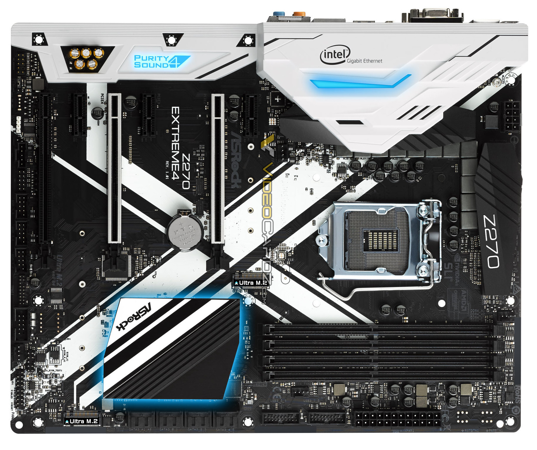 Immagine pubblicata in relazione al seguente contenuto: La motherboard Z270 Extreme4 di ASRock per le CPU Intel Kaby Lake | Nome immagine: news25500_ASRock-Z270-Extreme4_2.jpg