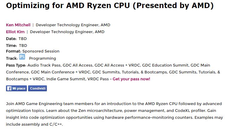 Immagine pubblicata in relazione al seguente contenuto: AMD potrebbe lanciare i processori Ryzen prima del prossima GDC | Nome immagine: news25617_AMD-GDC-Ryzen-Leak_2.jpg