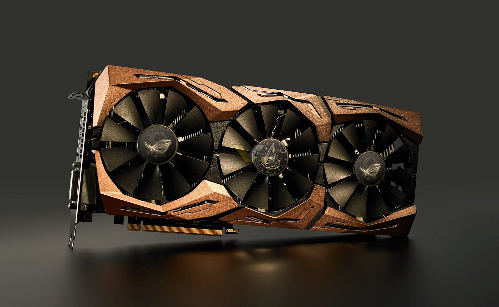 Immagine pubblicata in relazione al seguente contenuto: Foto della video card ASUS ROG STRIX 1080 Ti Assassin's Creed Origins Edition | Nome immagine: news27290_ASUS-ROG-STRIX-1080-Ti-Assassin-s-Creed-Origins-Edition_1.jpg