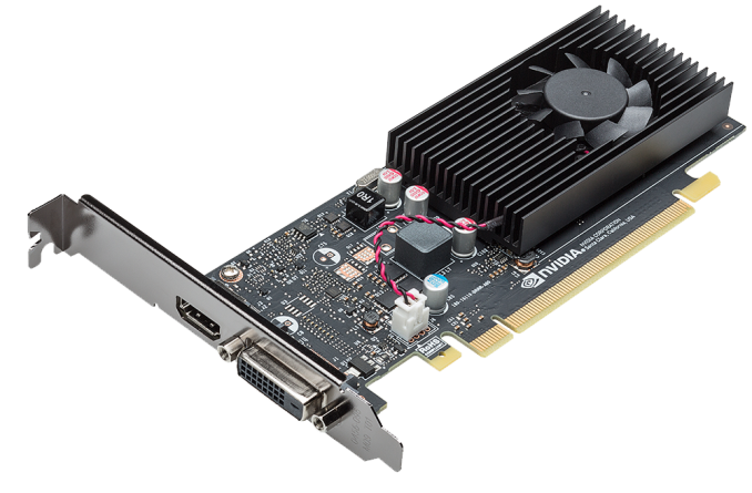 Immagine pubblicata in relazione al seguente contenuto: NVIDIA realizza una video card GeForce GT 1030 con memoria DDR4 | Nome immagine: news28104_GeForce-GT-1030_1.png