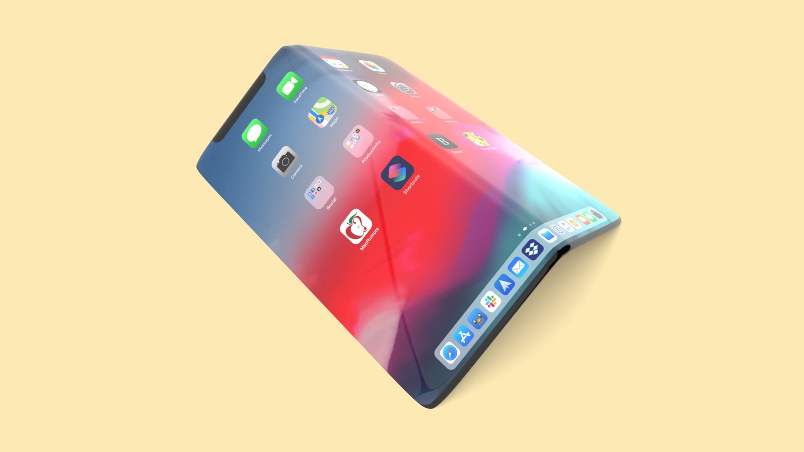 Immagine pubblicata in relazione al seguente contenuto: Apple ha richiesto a LG lo sviluppo di display OLED flessibili per nuovi iPhone? | Nome immagine: news31716_Concept-Apple-iPhone-Schermo-Pieghevole_1.jpg