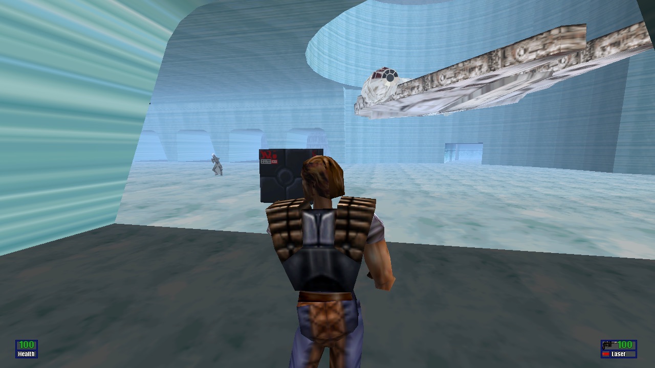 Media asset in full size related to 3dfxzone.it news item entitled as follows: 3dfx Historical Assets | Official Videogame Demos | Shadows of the Empire | Image Name: news32947_Shadows-of-the-Empire_Screenshot_1.jpg