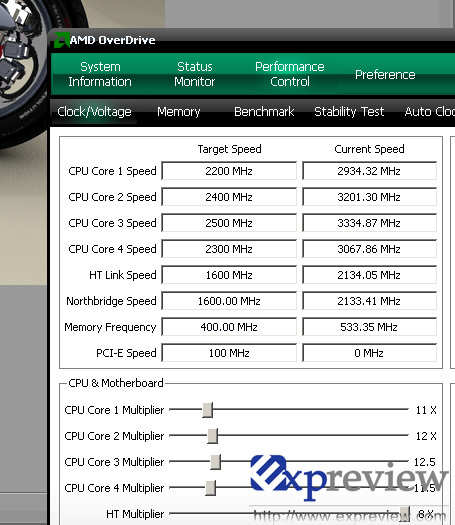 Immagine pubblicata in relazione al seguente contenuto: In arrivo l'utility AMD Overdrive per l'overclock dei Phenom | Nome immagine: news6007_1.jpg