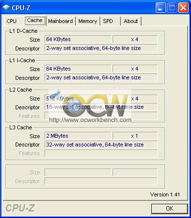 Immagine pubblicata in relazione al seguente contenuto: Foto e feature by CPU-Z del processore Phenom X4 di AMD | Nome immagine: news6019_3.jpg