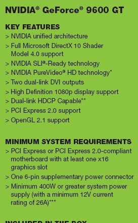 Media asset in full size related to 3dfxzone.it news item entitled as follows: Ancora DirectX 10 per la GeForce 9600 GT di NVIDIA | Image Name: news6483_1.jpg