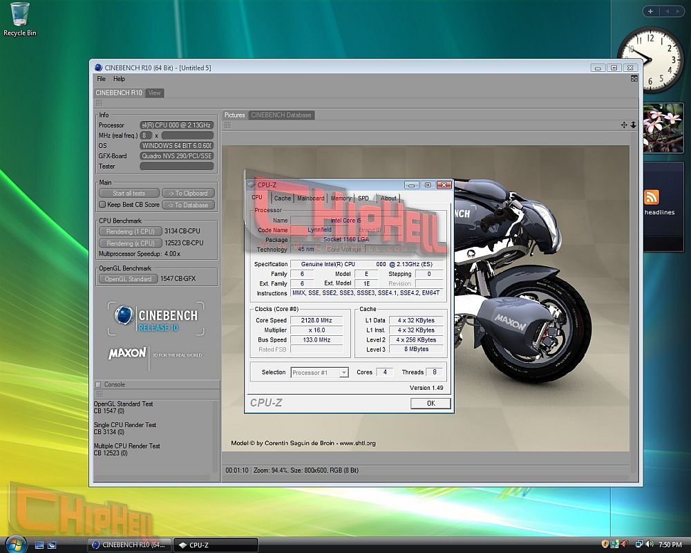 Media asset in full size related to 3dfxzone.it news item entitled as follows: Intel, primi benchmark del processore Core i5 aka Lynnfield | Image Name: news9178_3.jpg