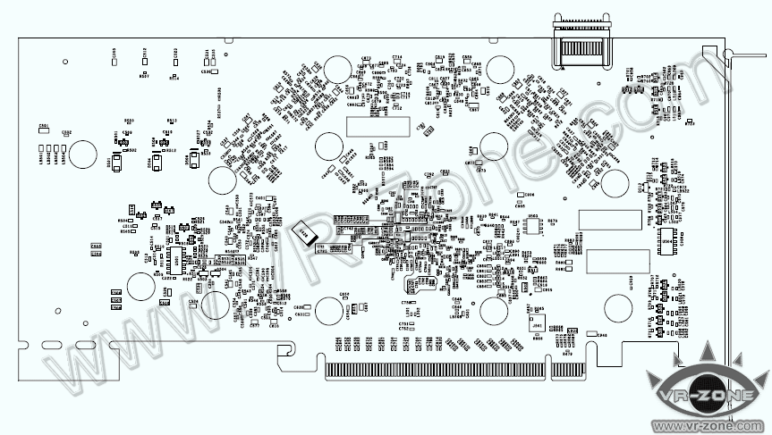 Media asset in full size related to 3dfxzone.it news item entitled as follows: Svelati il PCB e la topologia della video card GeForce GTS 240 | Image Name: news9713_2.gif